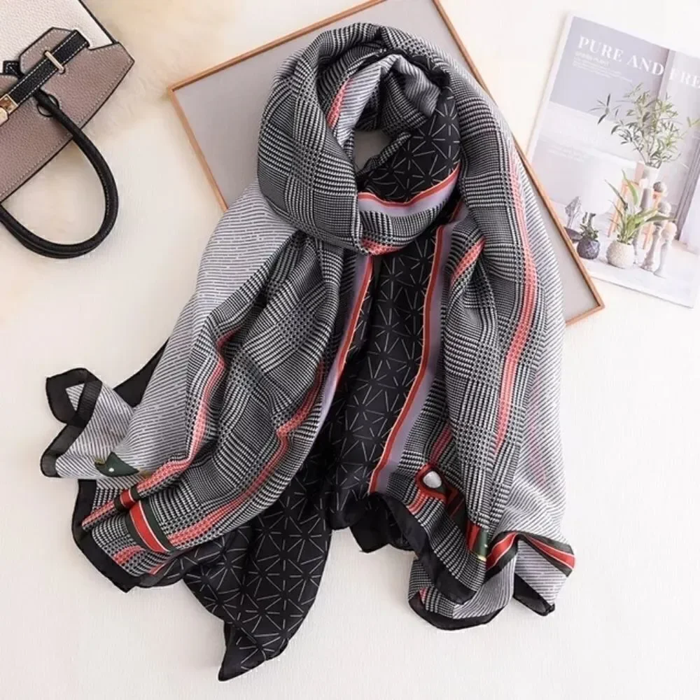 Miss Adeline Black Women Long Scarf/Shawl Body Wrap